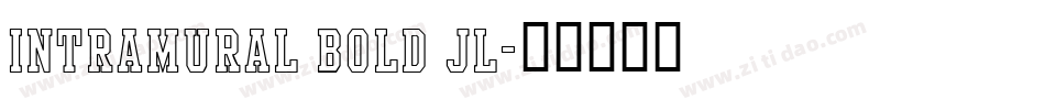 Intramural Bold JL字体转换